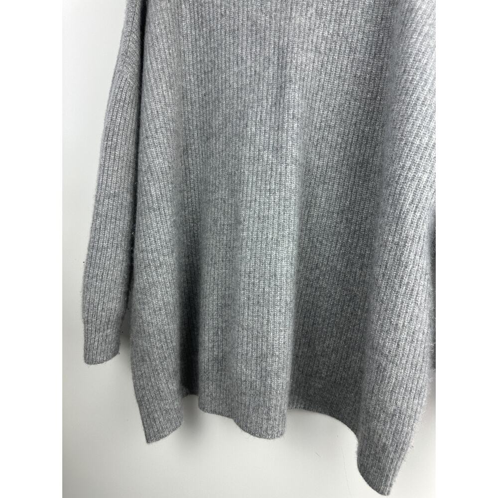 Jenni Kayne Cashmere Cocoon Cardigan Heather Grey Women’s Plus Size 1X Oversized - Picture 11 of 16